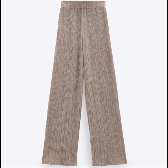 Black Pleated Rustic Evening Trouser - Picture 8 of 10